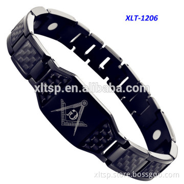 2014 New Products Magnetic Stainless Steel Custom Bracelet